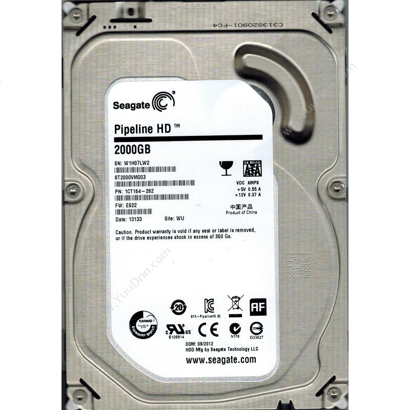 希捷 Seagate ST2000VM003 2TB 监控硬盘