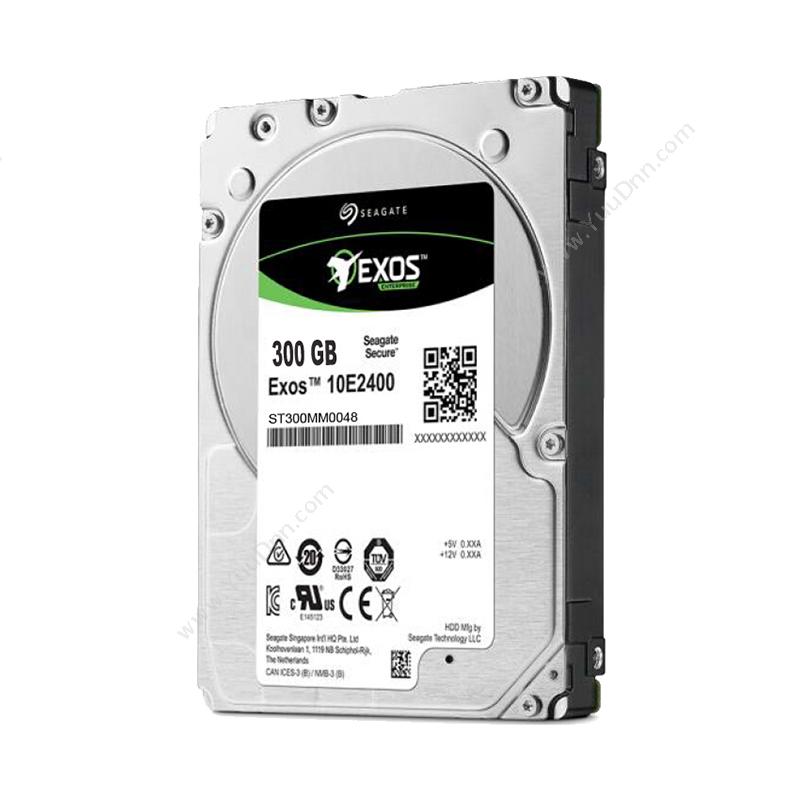 希捷 Seagate ST300MM0048 银河系列Exos 10E2400 300GB SAS 企业级硬盘 监控硬盘