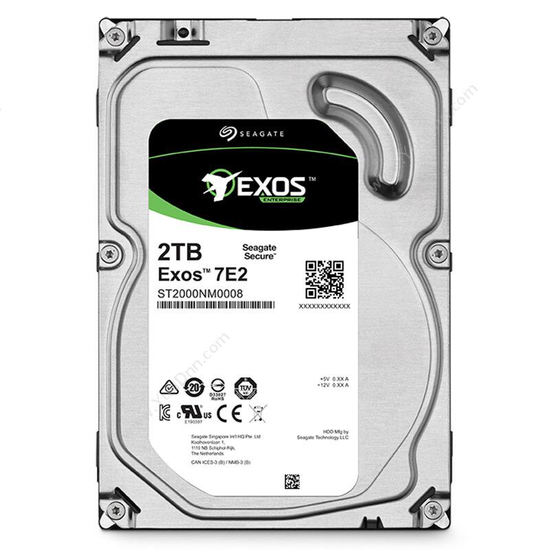 希捷 Seagate ST2000NM0008 V5.1系列2TB 512N SATA企业级硬盘 监控硬盘