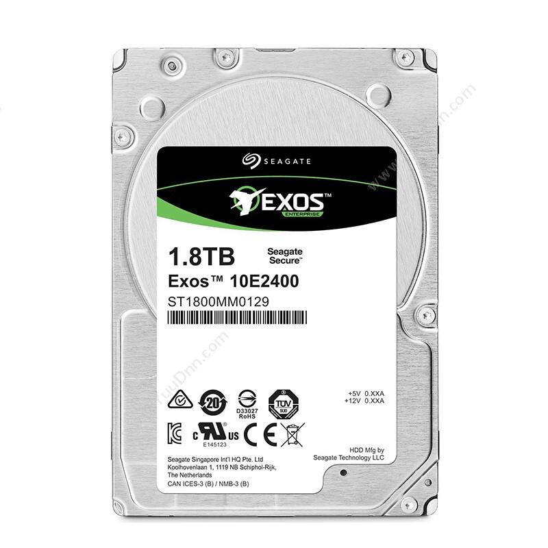 希捷 Seagate ST1800MM0129 银河系列 SAS 10K 企业级硬盘 1.8TB 监控硬盘