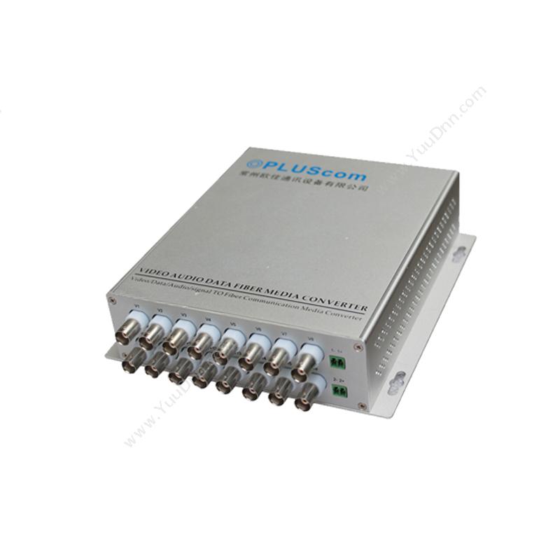 欧佳 OplusCom ON82V16DA01T/R 16路视频(挂壁式)+数据+音频光端机系列 三合一光端机