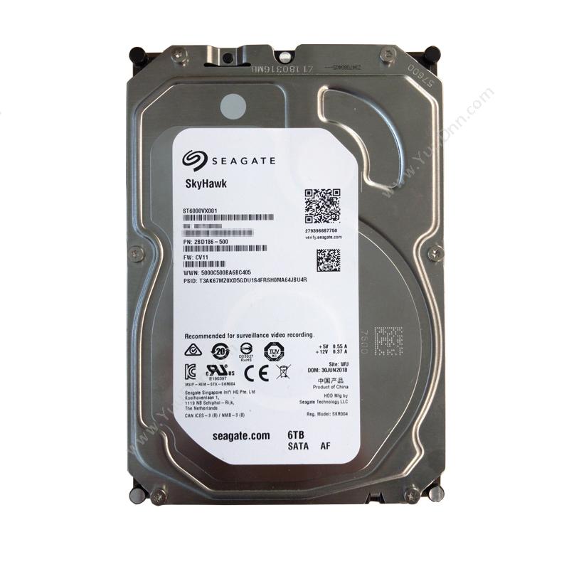 希捷 Seagate ST6000VX001 标准 6TB 监控硬盘