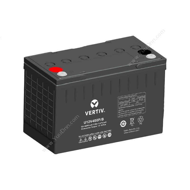 维谛 Vertiv P系列高倍率阀控式   U12V400P/B 铅酸蓄电池