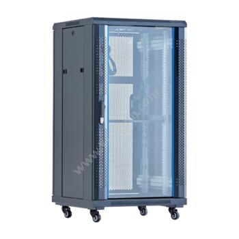 安挚 AbleCan AGD系列前钢化玻璃门后网孔门网络机柜 AGD8018 网络机柜