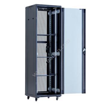 安挚 AbleCanAGD系列前钢化玻璃门后网孔门网络机柜 AGD6147网络机柜