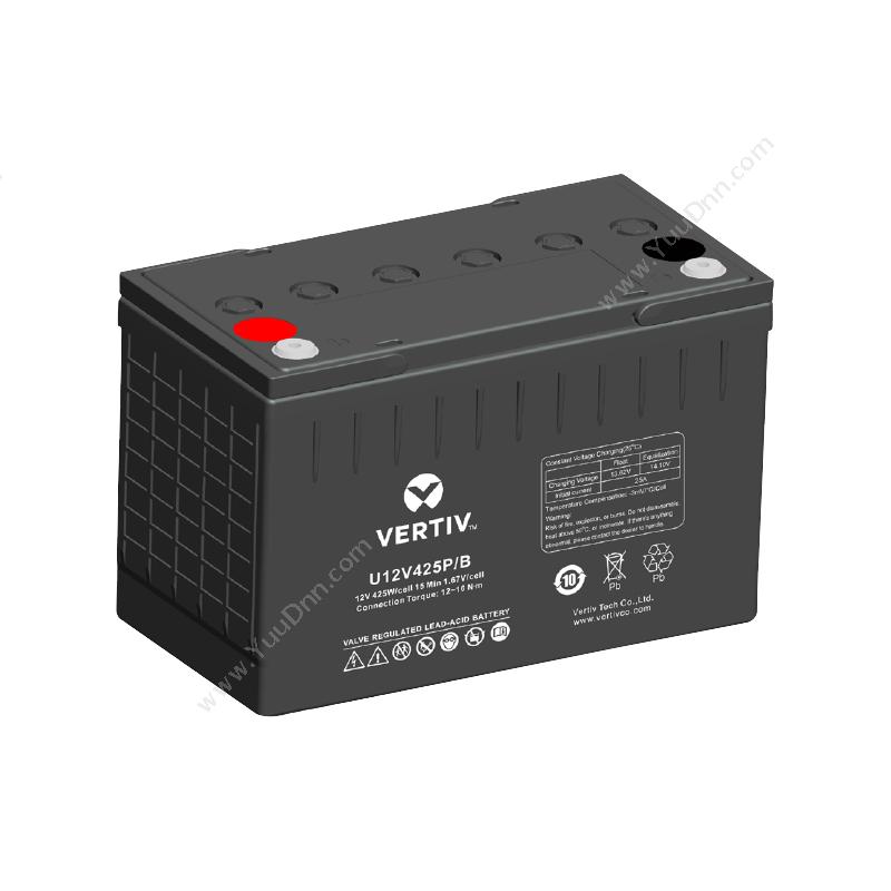 维谛 Vertiv P系列高倍率阀控式   U12V425P/B 铅酸蓄电池