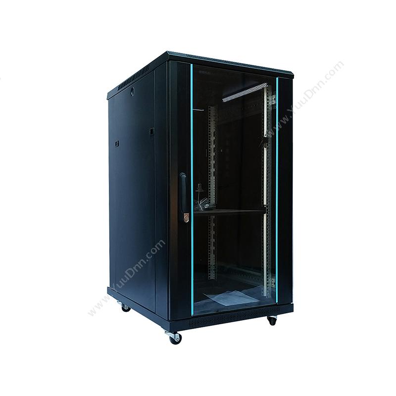 图腾 Toten G2系列 G26618 网络机柜 前钢化玻璃后板门 18U 网络机柜