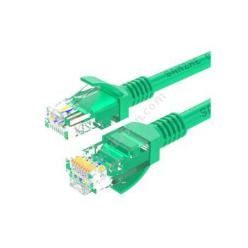 山泽 SamZhe GR-520 超五类UTP网络跳线CAT5e网线（绿） 20M 超五类网络跳线
