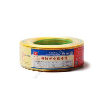 朝阳线缆BV10 单芯布电线 黄（绿） 100米/卷定制单芯电力电缆