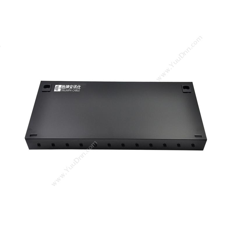 安讯仕 AXS AX-8012 SC机架式光纤终端盒 12口 （黑） 光纤终端盒