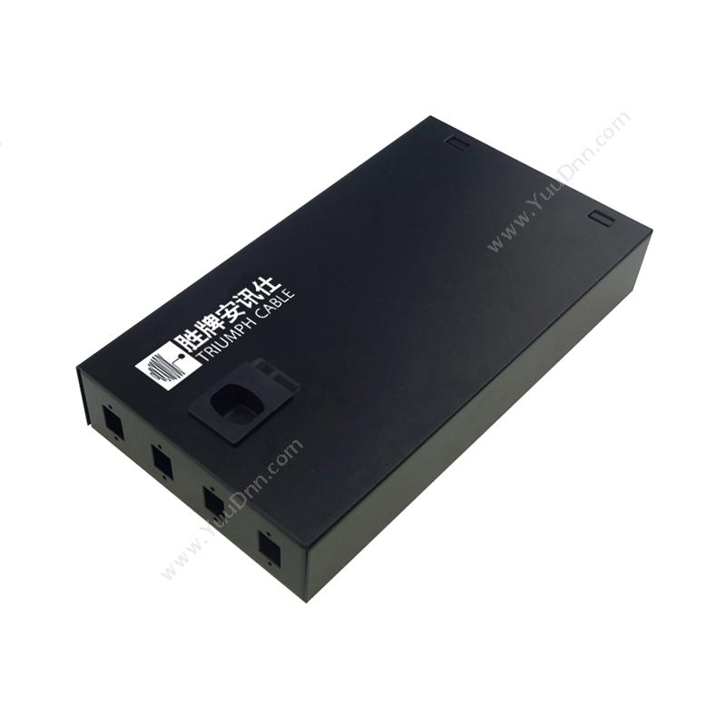 安讯仕 AXS AX-8004 SC桌面式光纤终端盒 4口 （黑） 光纤终端盒