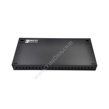 安讯仕 AXS AX-8024 SC机架式光纤终端盒 24口 （黑） 光纤终端盒