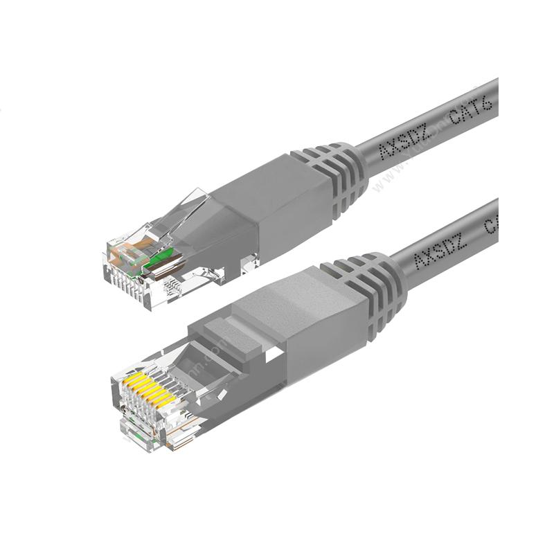 安讯仕 AXS 六类非屏蔽UTP网络跳线圆线 1.5米 灰色 六类网络跳线