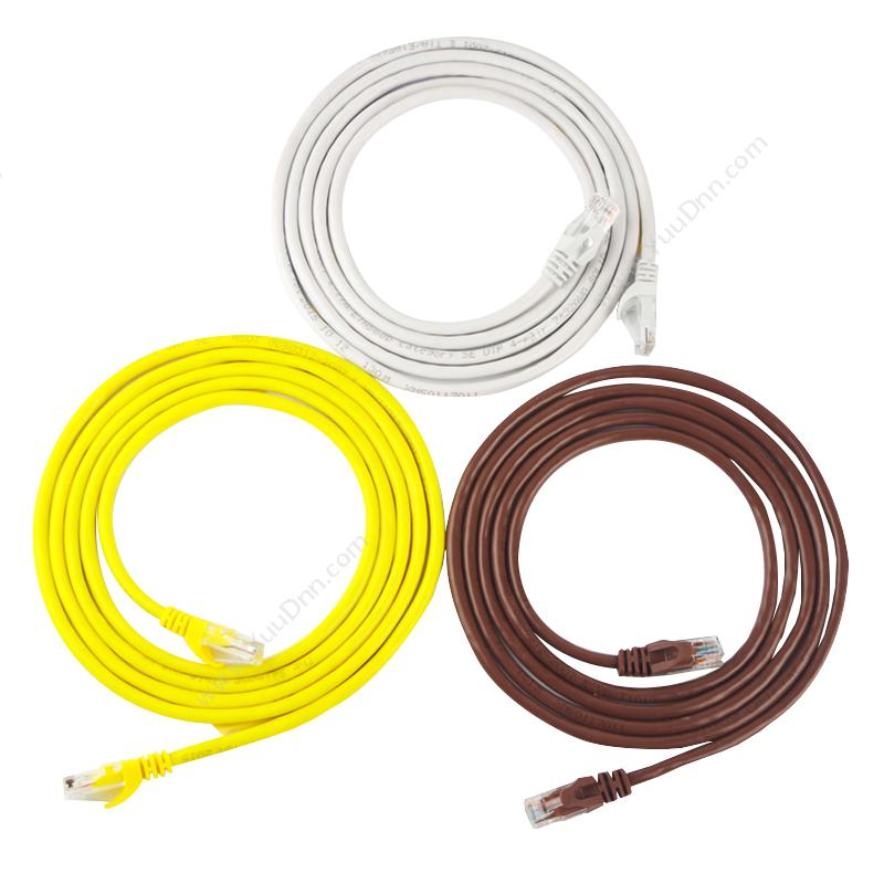 安普西蒙 XMA5003 超五类网络连接跳线 3米（黄） 超五类网络跳线