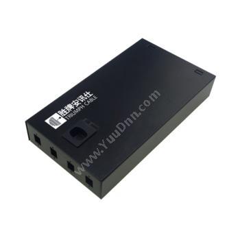 安讯仕 AXS AX-8004 SC桌面式光纤终端盒 4口 （黑） 光纤终端盒