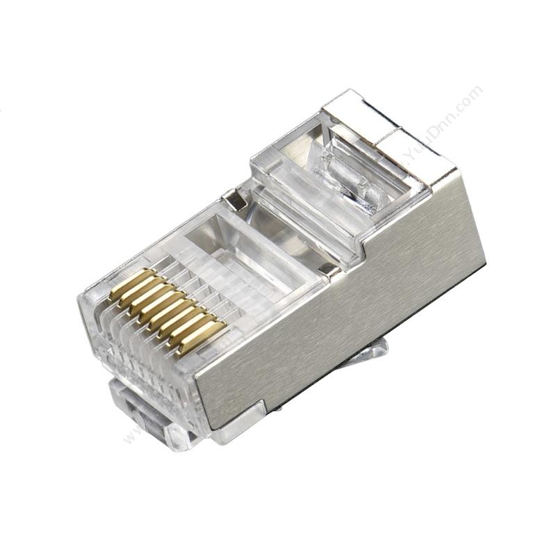 安讯仕 AXS 8P8C 工程级六类网络屏蔽FTP水晶头 SJ-6100 15U 100个/盒 水晶头