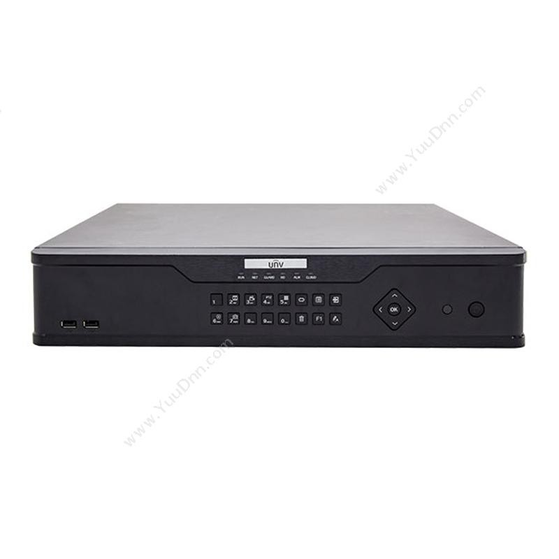 宇视 Uniview NVR308-64E-B-DT  32路8盘位 双千兆网口 网络硬盘录像机