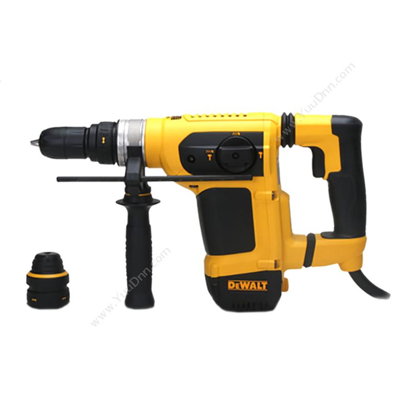 得伟 Dewalt 4KG 32mm 多功能L型四坑减震电锤 D25414K-A9 电锤