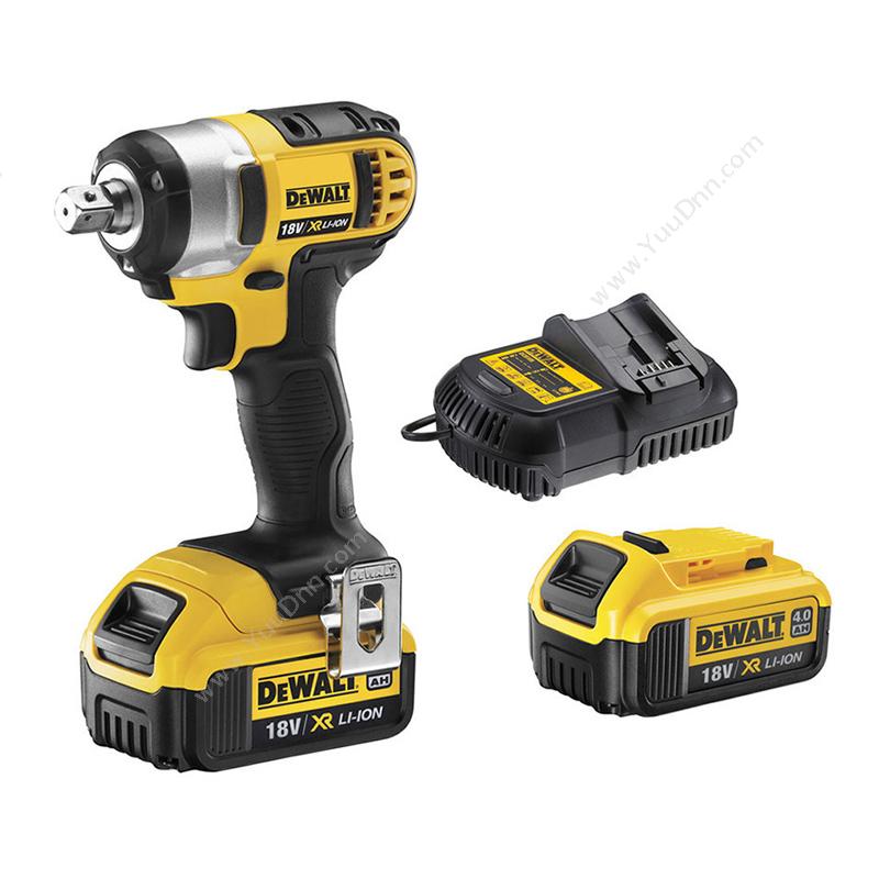 得伟 Dewalt 18V锂电充电式冲击扳手2x4.0Ah电池套装 DCF880M2-A9 锂电扳手