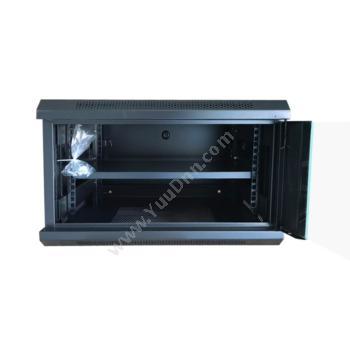 三盛佳业 AndzyD系列 DU6406 6U 前玻后板 （黑）壁挂机柜