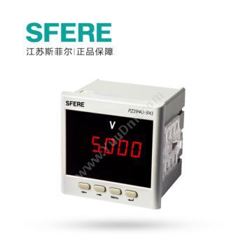 斯菲尔 Sfere 单相数码显示 电压表 PZ194U-9X1 AC100V 数字钳形表