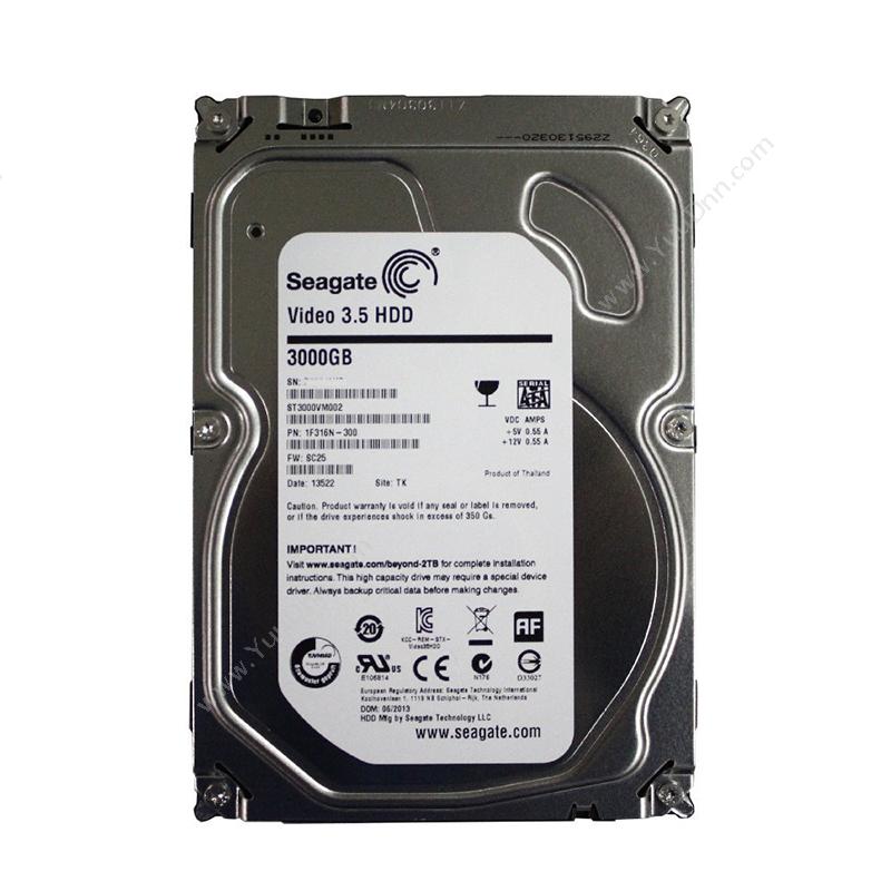 希捷 Seagate ST3000VM002 3TB 监控硬盘