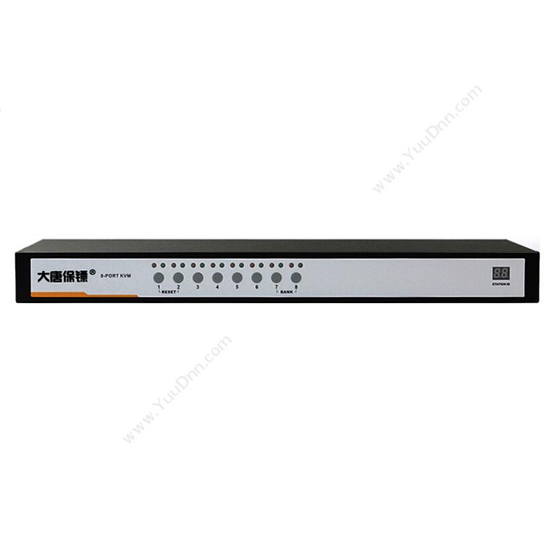 大唐保镖 DTBB 8口远程切换 不带屏幕 RJ45操控 可升级IP数字远程 HL-6008 KVM切换器