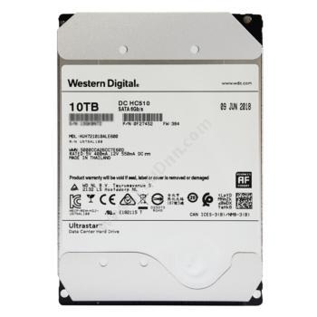 西部数据 WD HUH721010ALE600 10T SATA氦气企业级硬盘 监控硬盘