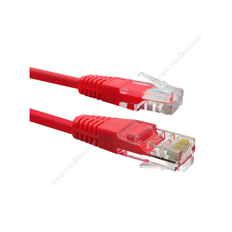 金坤宇 六类非屏蔽网络跳线 JKY-CAT6-5R 5米（红） 六类网线