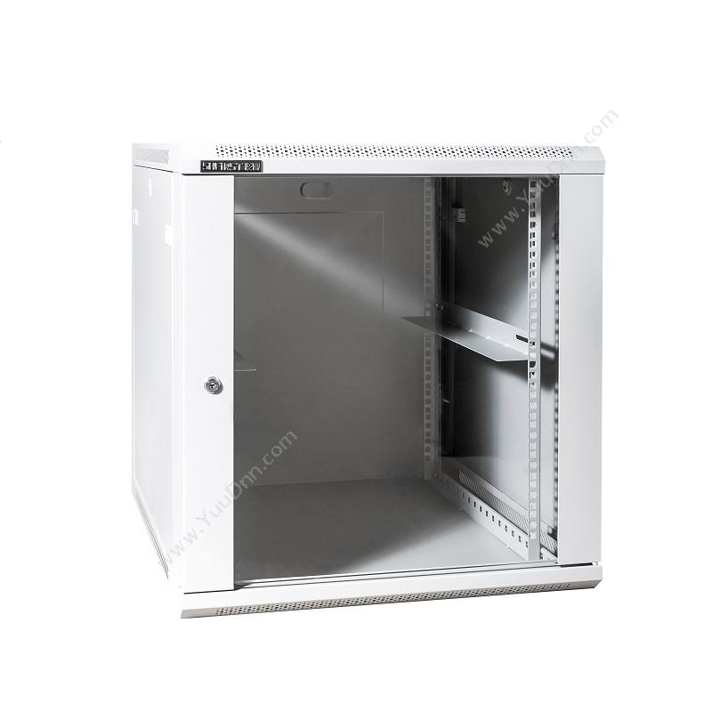 泛赛 Shfirst W系列玻璃门挂墙式机柜 FSW09-66-A 9U （黑） 挂墙机柜
