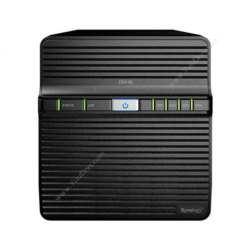 群晖 Synology DS418j 4盘位 NAS 网络存储服务器(无内置硬盘) NAS服务器