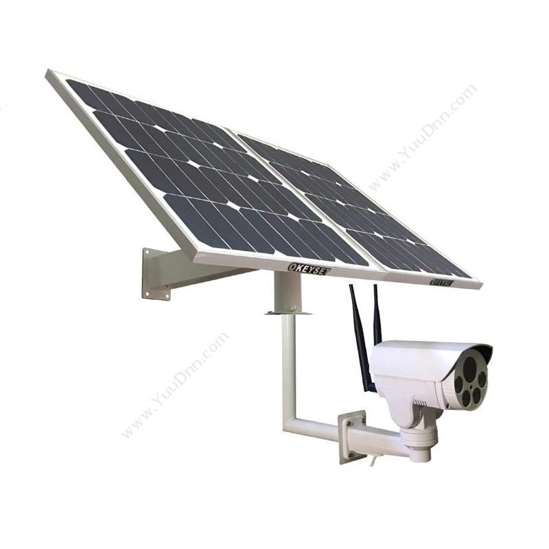 西安集创 OKeyeset JCZ-0062BG-200MP-80W 太阳能无线变焦筒型云台摄像机 2.8-12mm 红外变焦半球摄像机