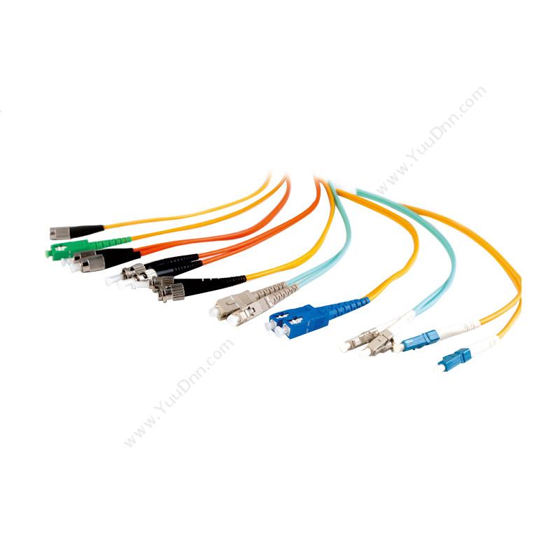 一路通 ELT-SFMM-FC-1.5M FC多模单芯电信级光纤尾纤 φ3.0,1.5米,橙色 多模光纤尾纤