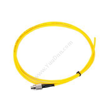 庆兴FC/UPC单模φ2.0电信级光纤尾纤（黄） 1m单模光纤尾纤