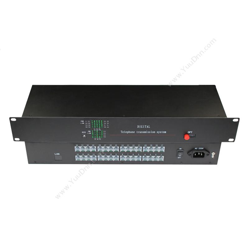 鑫海视拓 FV-32T 32路单模单纤电话光端机 20KM 视频光端机