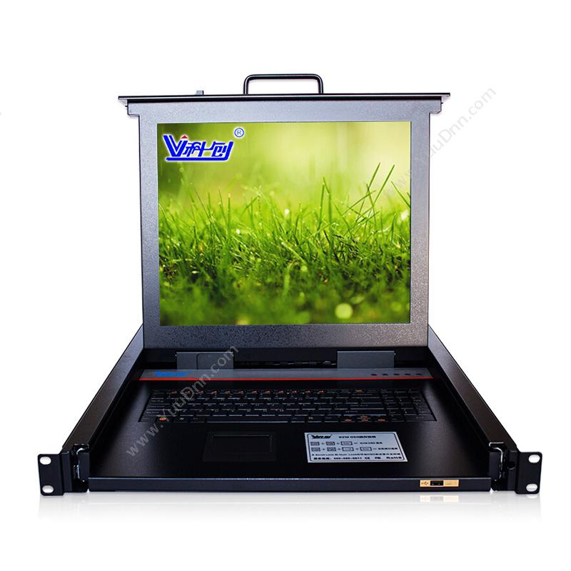 科创 KC 17寸LCD KVM 16端口(VGA)切换器 16条PS/2 KC-L1716 KVM切换器