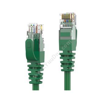 安普康 AmpCom六类非屏蔽跳线（绿） 2米 AMCAT60820(GR)六类工程网络跳线