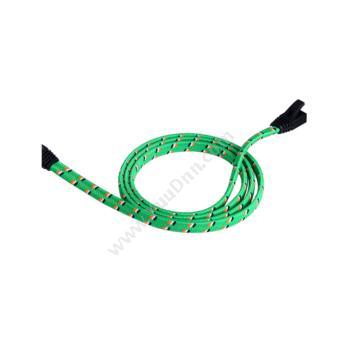 安普康 AmpCom 超六类涤纶丝CAT6A扁平跳线（绿） 15米 ABW615GR 超六类网线