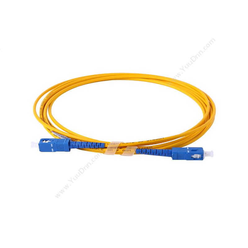 安普康 AmpCom AMSMUPC9/125SCSC5M 单模单芯SC-SC电信级光纤跳线5米（黄） 单模光纤跳线