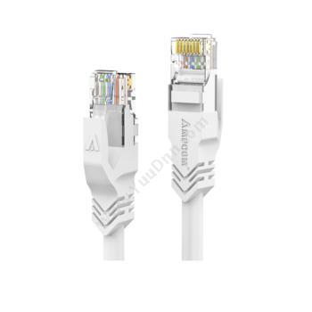 安普康 AmpCom 六类非屏蔽无氧铜网络跳线 网络级 （白） 5米 AMC6WT71850 六类工程网络跳线