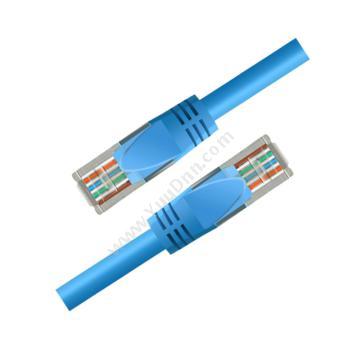 和宏 D&S DNS4213 六类4对UTP非屏蔽网络跳线 3米（蓝） 六类网络跳线