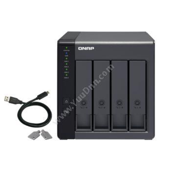 威联通 Qnap TR-004-CN 4-bay USB 3.0 RAID 磁盘阵列外接盒 监控硬盘