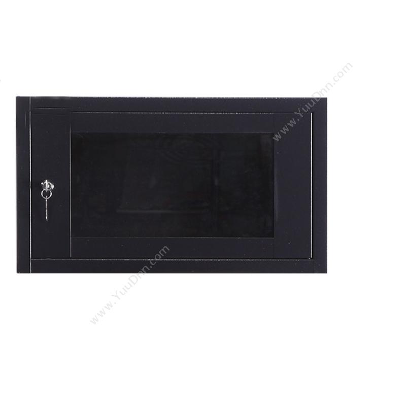 纵横机柜 ZHJT 6U机柜 350深 网络 壁挂机柜 SL.A6406 （黑）色玻璃门 挂墙机柜