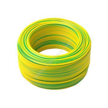 起帆 Qifan RV16 聚氯乙烯绝缘单芯软结构电线 黄（绿） 100米/卷 单芯电力电缆