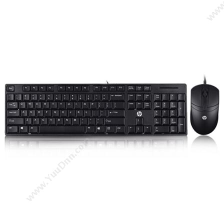 物公基租赁K100 USB超薄键盘鼠标套装黑色键盘鼠标