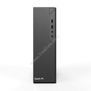 物公基租赁QuickPC E38 升级版 单主机 (i7-8700/16G/240G SSD+1T HDD/核显/Linux/USB无线网卡/USB键鼠/12L机箱)电脑主机