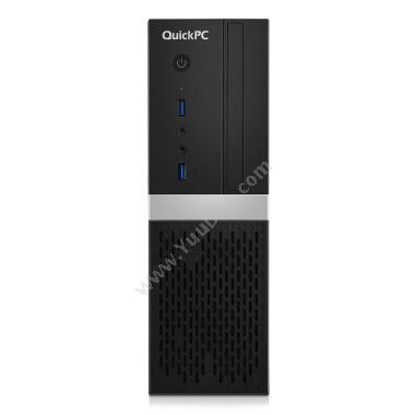 物公基租赁QuickPC E38 Pro升级版 单主机 (i7-8700/16G/240G SSD+1T HDD/核显/Linux/USB无线网卡/8L机箱/保修)电脑主机