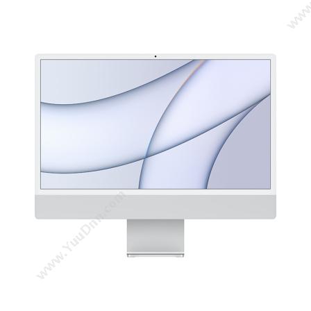 苹果 Apple iMac 2021MGTF3CH/A 24英寸 一体机(M1/8G/256G SSD/7核图形处理器/Retina4.5K 显示器/银色)一体机电脑