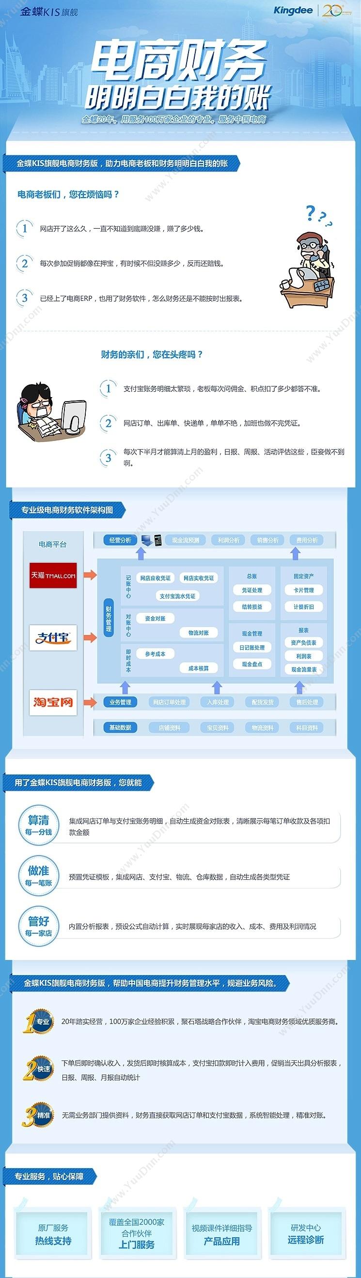 金蝶国际软件集团有限公司 金蝶KIS旗舰-电商版 电商平台