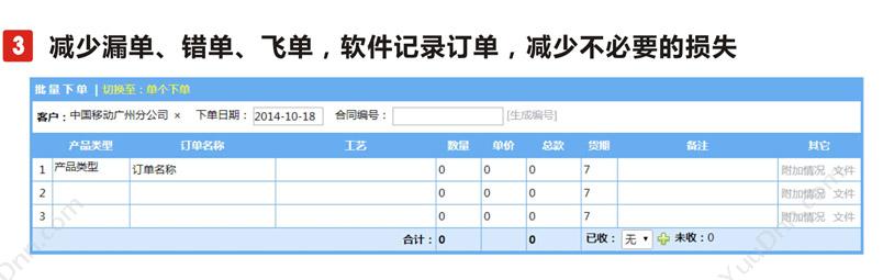 广州市仁诺软件有限公司 仁诺跟单 印刷行业ERP系统 企业资源计划ERP